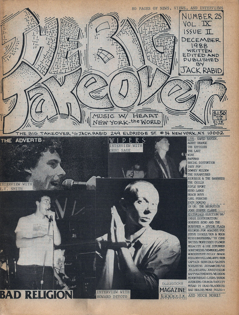 Big Takeover: Issue No. 23-25, 1987-1988