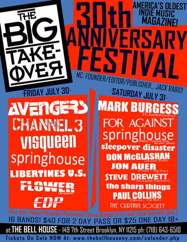 Big Takeover 30th Anniversary Poster